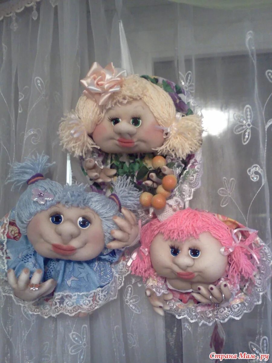 Куклы попики из колготок фото Мои куклы-попики - Поделки - Страна Мам