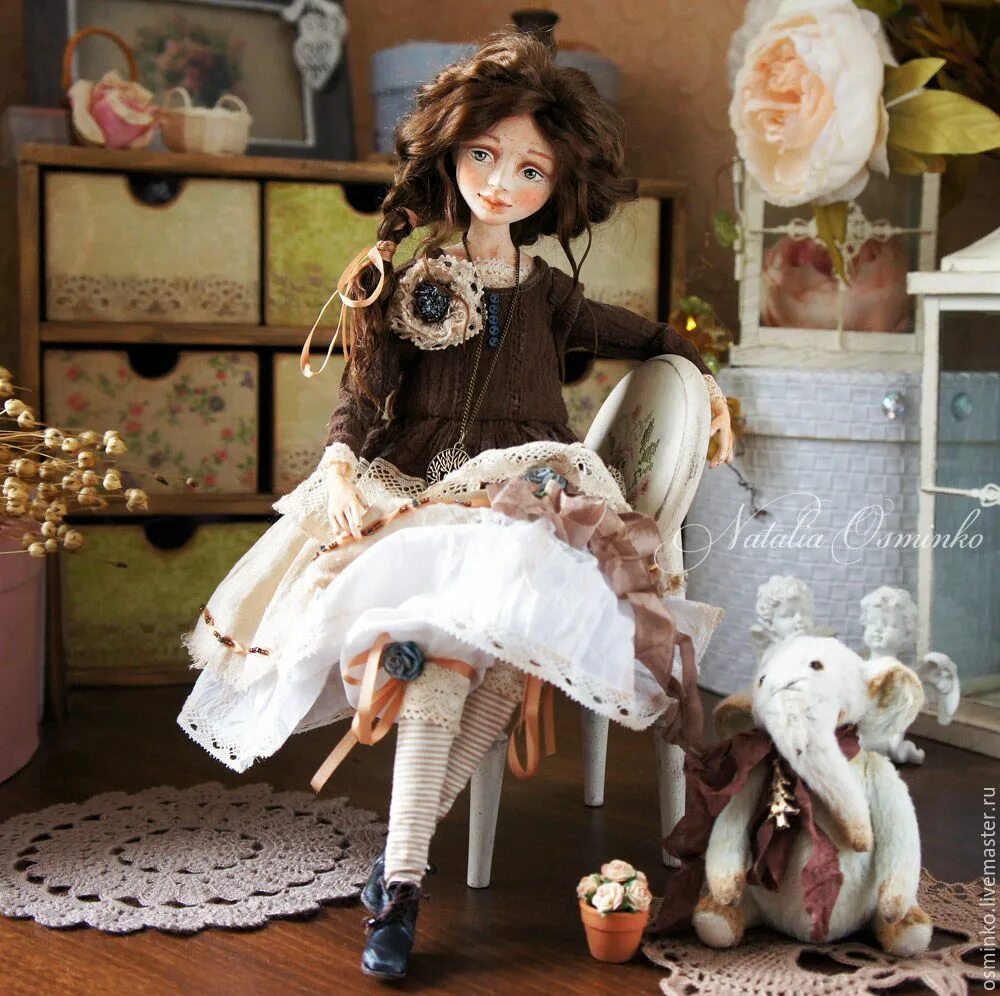 Куклы ручной работы фото Pin on Art dolls ooak by Natalia Osminko
