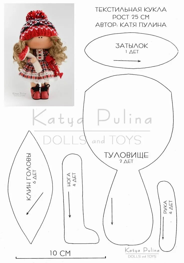 Куклы ручной выкройки Мастерская игрушек. Handmade, рукоделие. Бесплатные образцы узоров для кукол, Во