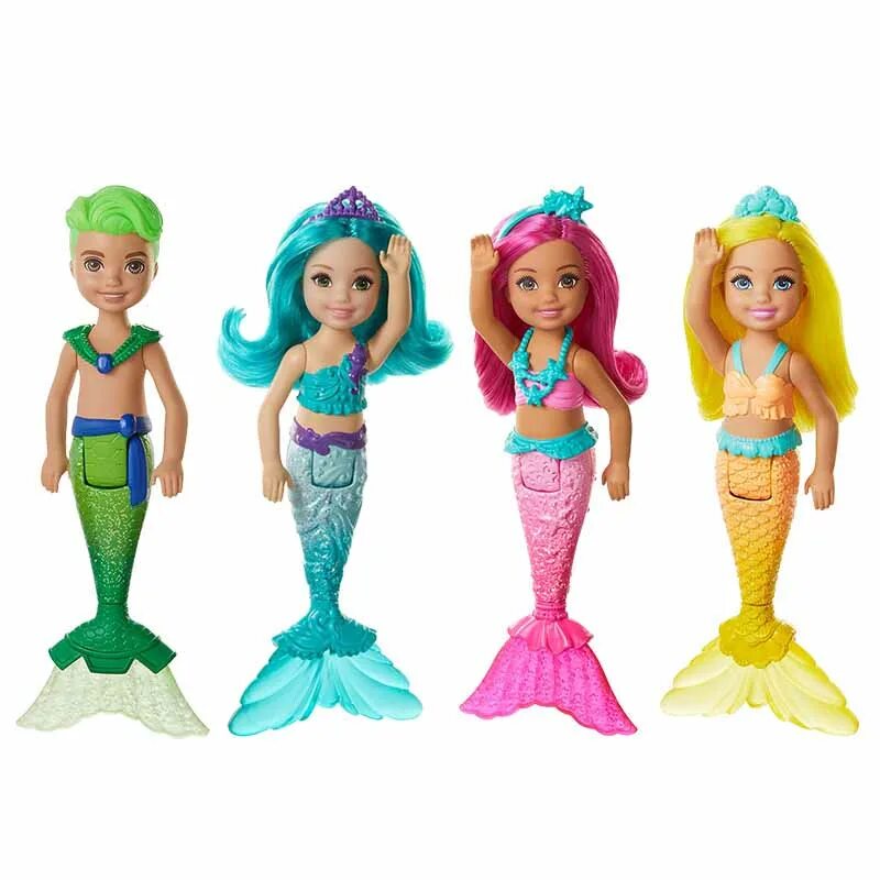 Куклы русалки фото Barbie Куклы - русалки "Chelsea Dreamtopia ", в ассортименте купить в Краснодаре