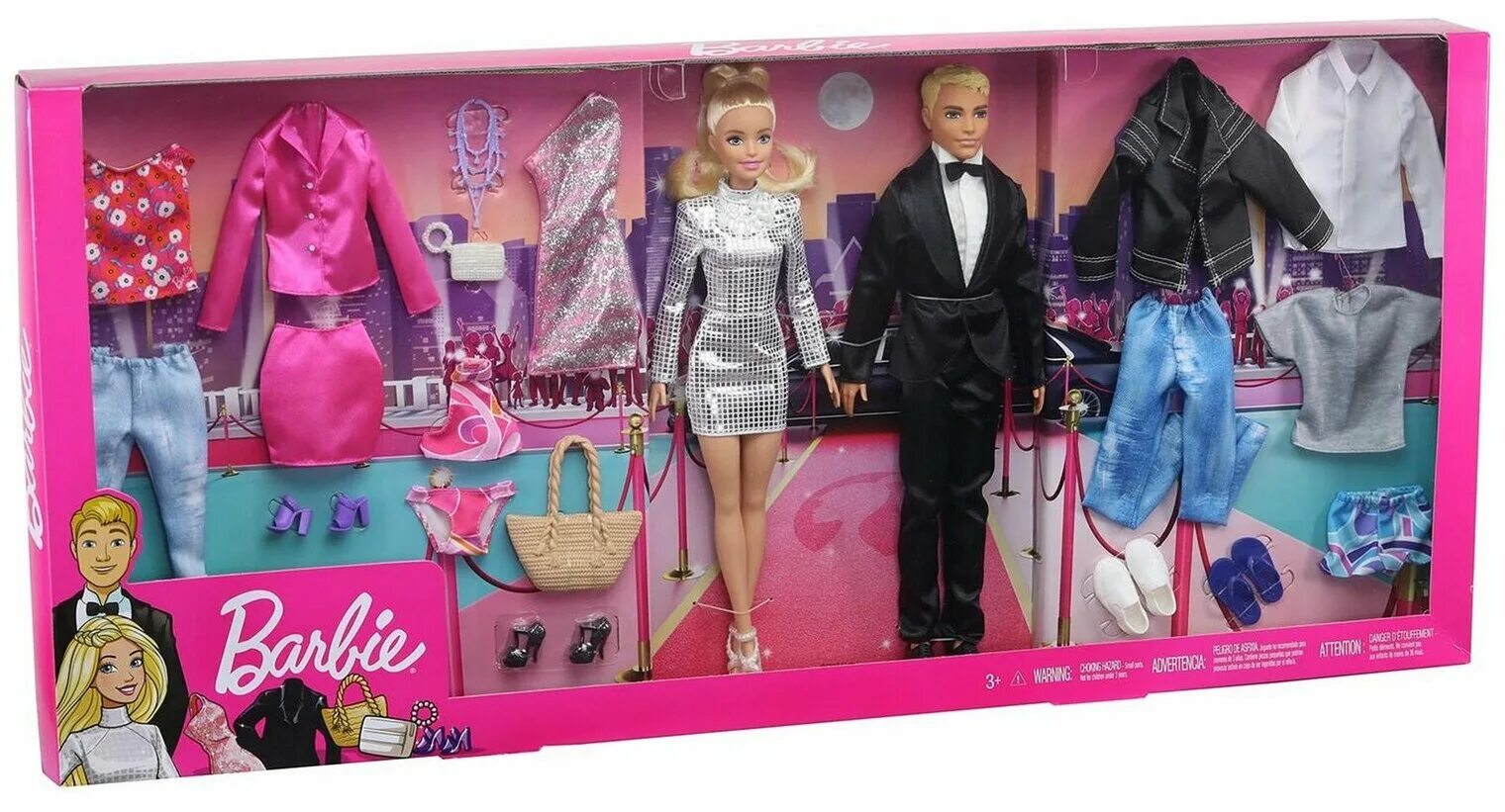 Куклы с аксессуарами фото Набор Barbie Куклы с модной одеждой и аксессуарами GHT40 - купить в интернет-маг