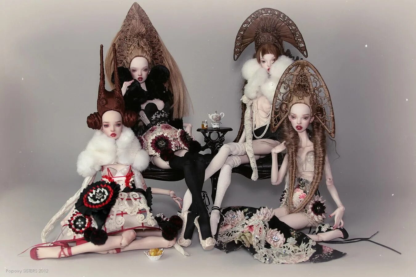 Куклы сестер поповых фото Tsarskoe Selo - Popovy-dolls Fantasy art dolls, Fairy dolls, Sister dolls