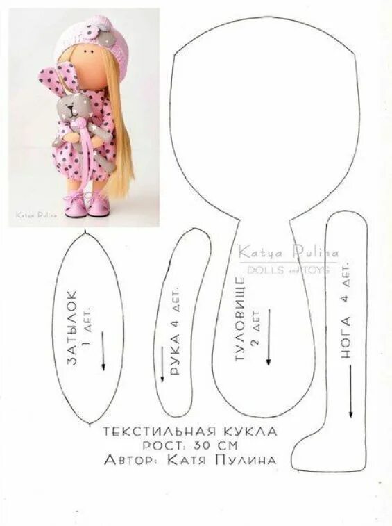 Куклы софии покровской с выкройками Patrón de muñeca de tela rusa Patrón para hacer una preciosa muñeca de tela rusa
