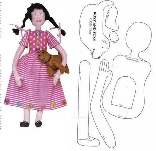 Куклы софии покровской с выкройками Patterns dolls Bonecas macias, Molde para roupa de boneca, Bonecas artesanais de