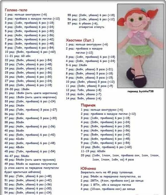 Куклы спицами со схемами Вязание крючком игрушки: описания, схемы Crochet amigurumi, Crochet, Crochet dol