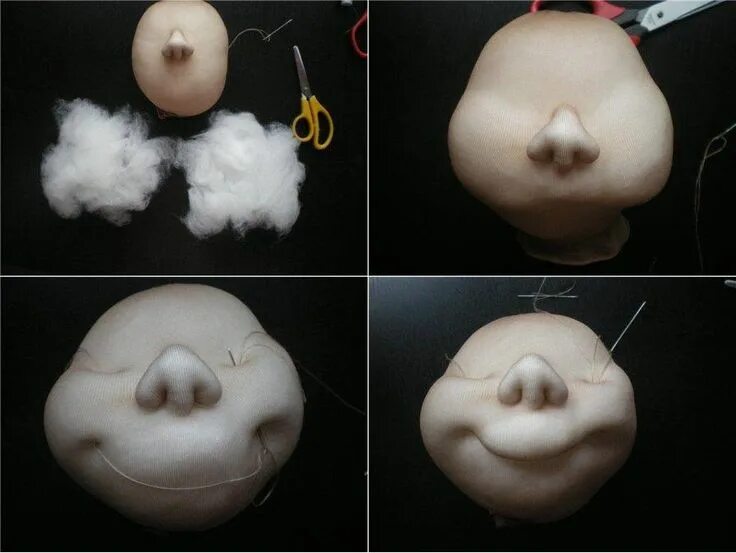 Куклы своими руками фото инструкция Мастер класс куклы из колготок Nylon crafts, Dolls handmade, Doll making tutoria