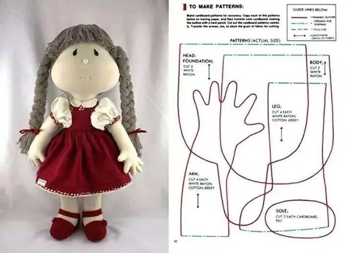 Куклы своими руками фото инструкция Pin på Artes Mjukisdjur, Dockor, Doll