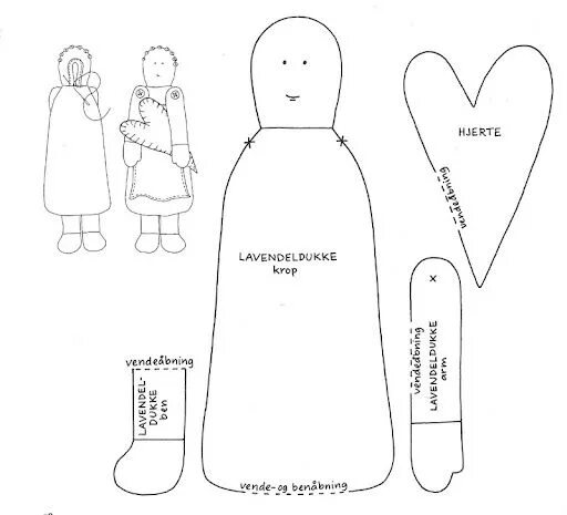 Куклы своими руками схемы Artesanato e Cia : bonecas/bonecos em tecido Rag dolls handmade, Sewing dolls, D