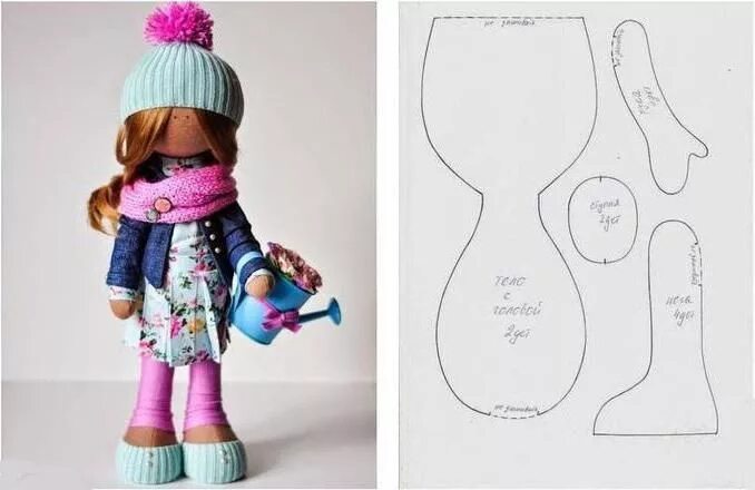 Куклы своими руками схемы Pin on Making doll