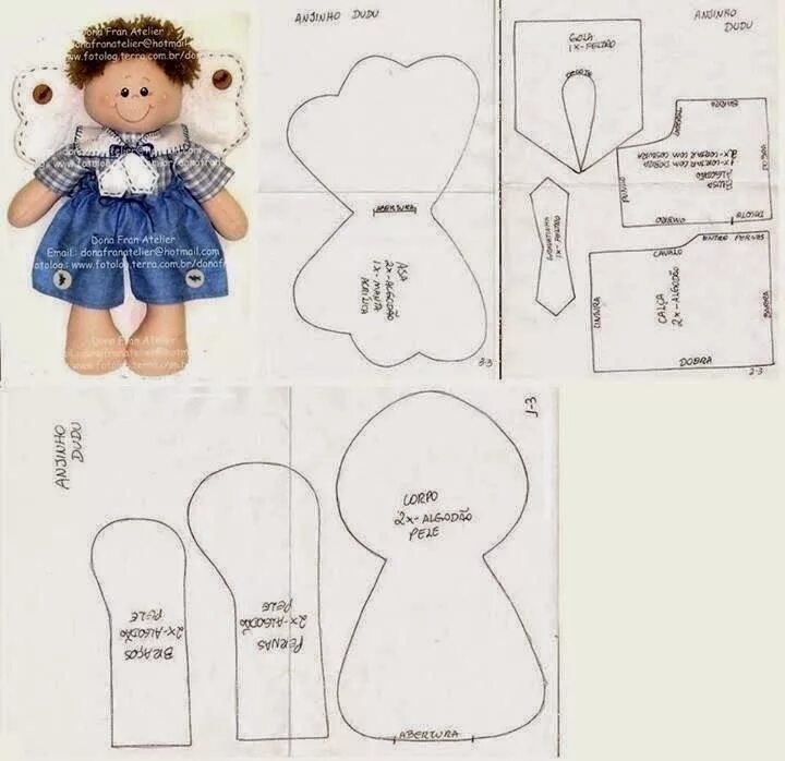 Куклы своими руками выкройки пошаговое Pin em just to cute-sewing