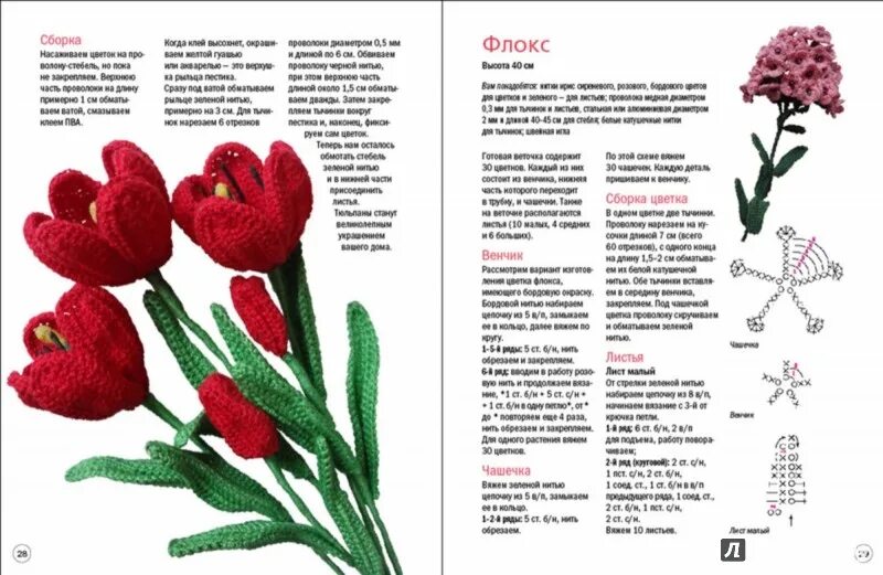 Куклы цветы крючком схемы с описанием Книга: "Вяжем цветы" - Елена Боровская. Купить книгу, читать рецензии ISBN 978-5