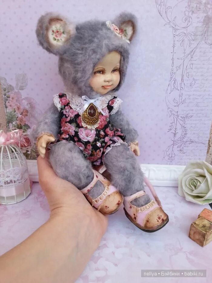 Куклы тедди фото А я... Мышка тедди долл. Автор Губина Нелля - Куклы тедди долл - teddy doll Бэйб