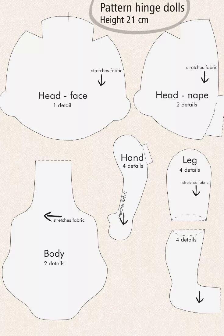 Куклы текстиль выкройка Doll making tutorial Rag doll tutorial Rag doll pdf Rag doll sewing 9,45 doll pa
