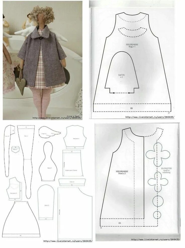 Куклы тильда выкройки с выкройками одежды набор 47 Ideas De Patrones Para Vestidos De Muñecas 751 in 2022 Sewing dolls, Doll clo