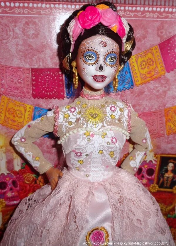 Куклы толи москвина фото Коллекционная кукла Барби День мертвых 2020 (2020 Dia De Muertos Barbie Doll) - 