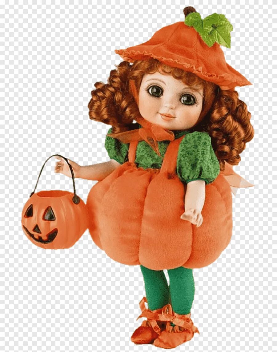 Куклы тыквы фото Doll Christmas ornament Figurine Pumpkin, Doll L.o.l., orange, fruit png PNGEgg