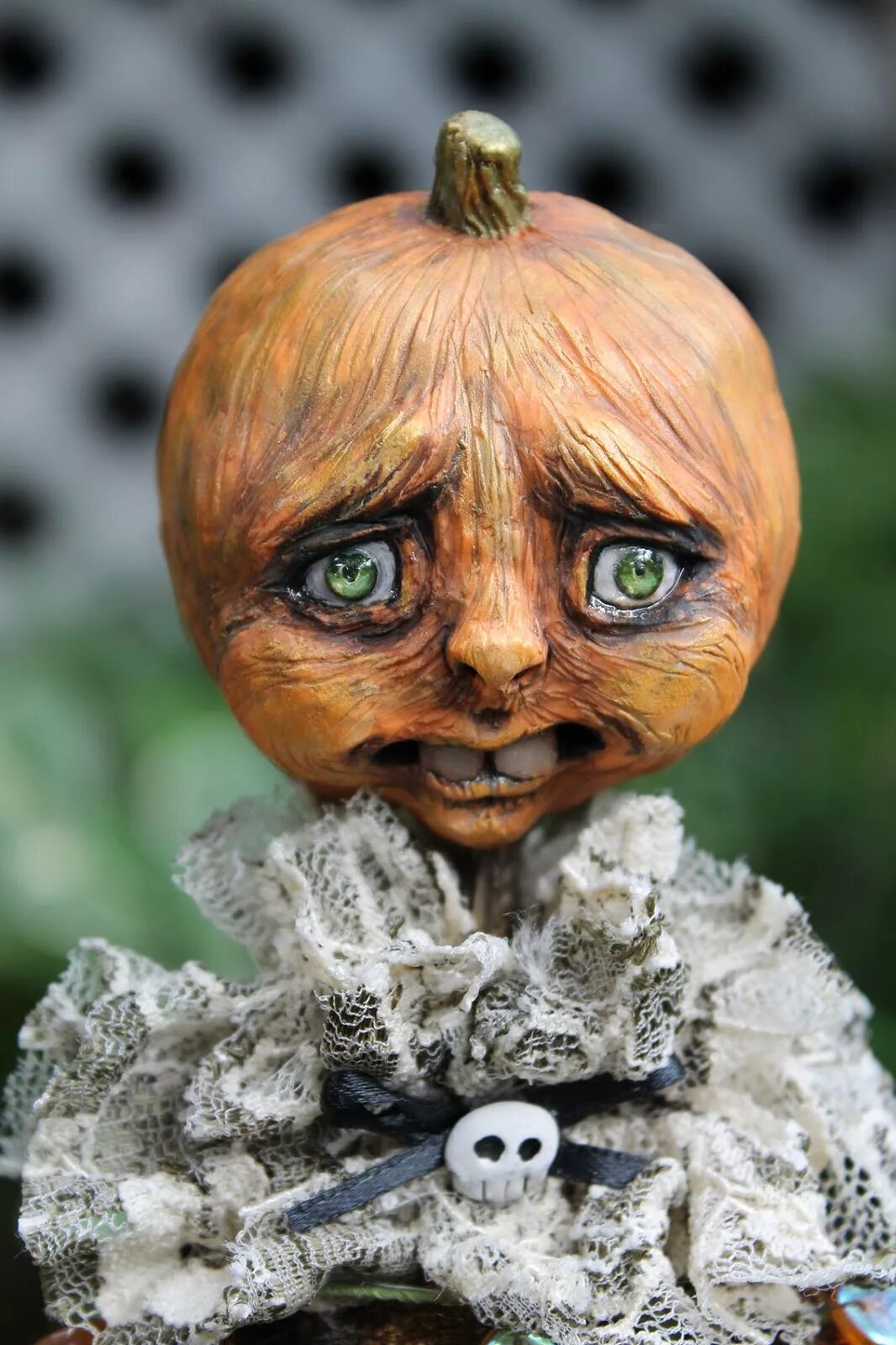 Куклы тыквы фото Anne Marie Gibbons Lil' Poes OOAK goth dolls and monsters.: OOAK art doll Pumpki
