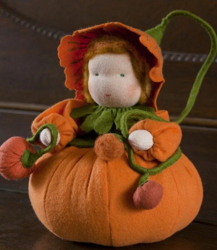 Куклы тыквы фото Pompoenpopje Dance crafts, Felt dolls, Felt crafts