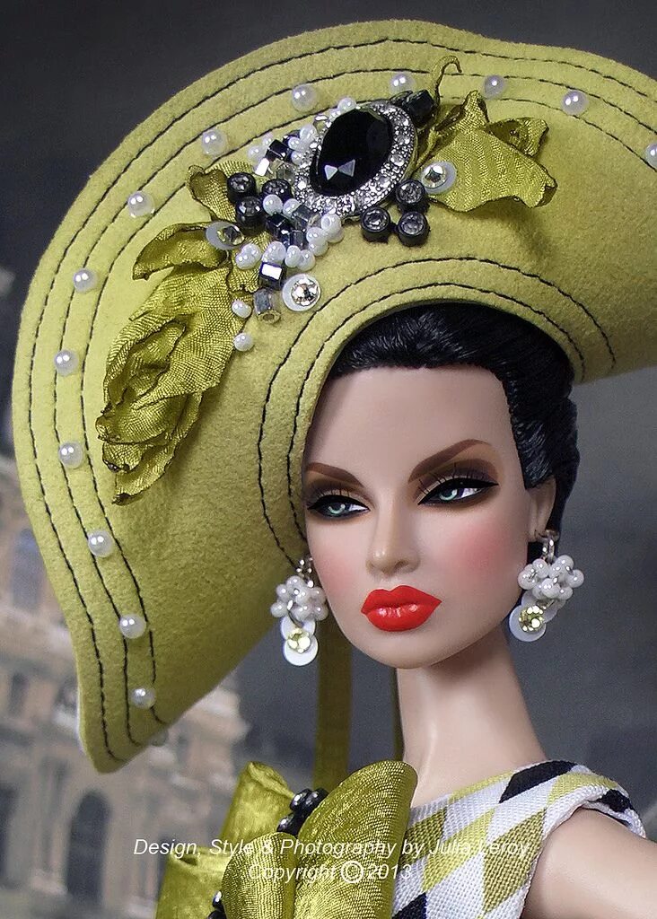 Куклы в черных шляпках фото "MY LITTLE PARIS" IFDC 2013 Exclusive Fashion royalty dolls, Beautiful dolls, Ba