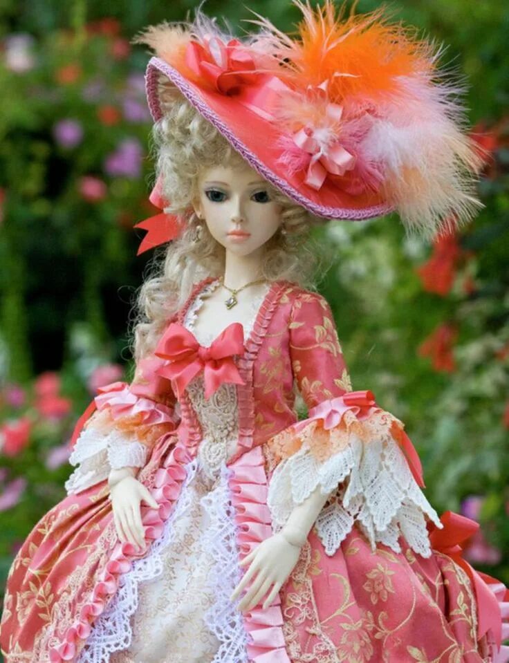 Куклы в красивых шляпах фото Martha Boers Fashion royalty dolls, Vintage dolls, Victorian dolls