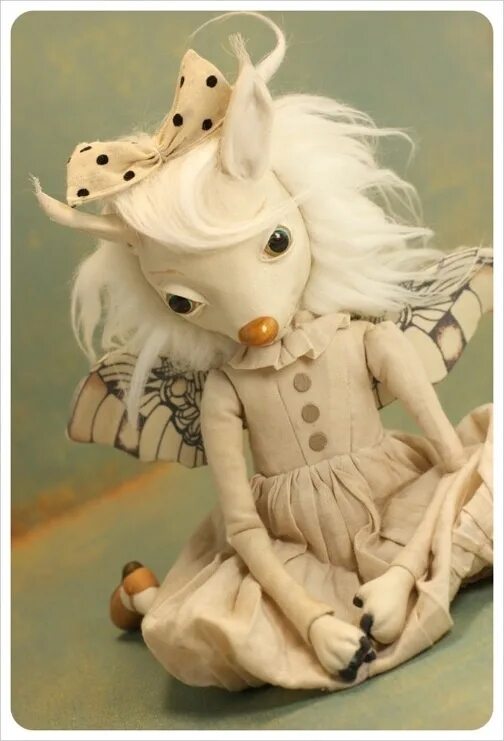 Куклы животных фото Pin by April on Dolly Board Animal dolls, Art dolls, Poppy doll