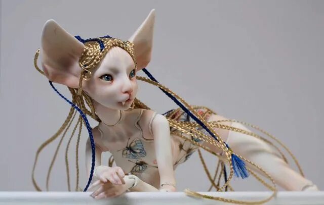 Куклы животных фото Куклы из фарфора и полиуретана Fantasy doll, Art dolls, Fantasy character design