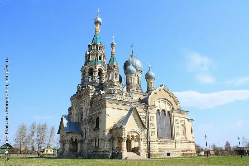 Кукобой церковь фото Ярославская область Первомайский район Кукобой Церковь Спаса Нерукотворного Обра