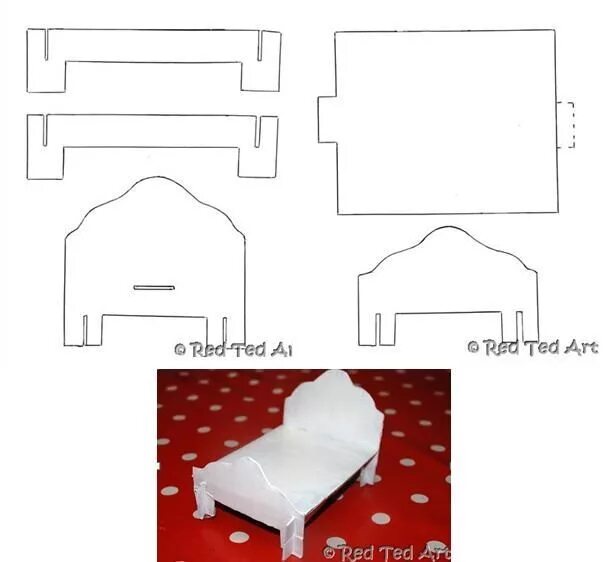 Кукольная мебель своими руками схемы moldes de bolça para cachorro Dollhouse furniture tutorials, Diy barbie furnitur