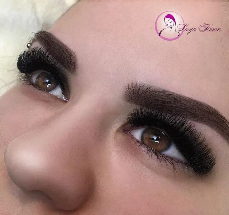 Кукольные ресницы наращивание 4д фото 5D Volume Eyelash Extensions for a Doll-like Effect