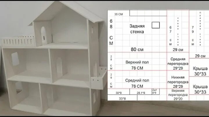 Кукольный домик из картона своими руками схемы фото макета дома своими руками из бумаги Рукоделие и мода