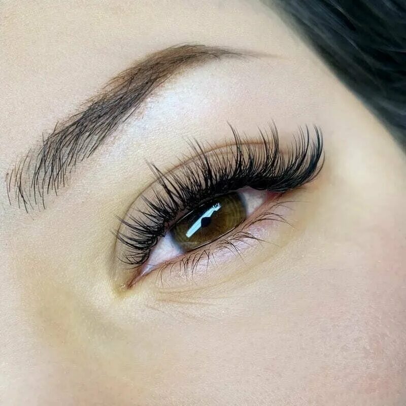 Кукольный эффект наращивания ресниц классика фото Angel Eyes, салон бровей и ресниц, ул. Григория Пономаренко, 45, Краснодар - Янд