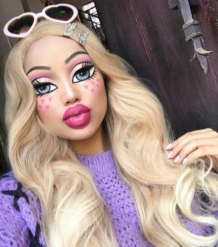 Кукольный макияж Pin by Shrina Sanchez on doll looks Halloween makeup looks, Makeup, Bratz doll