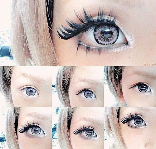 Кукольный макияж глаз кукольный макияж глаз - Поиск в Google Gyaru makeup, Makeup, Cosplay makeup