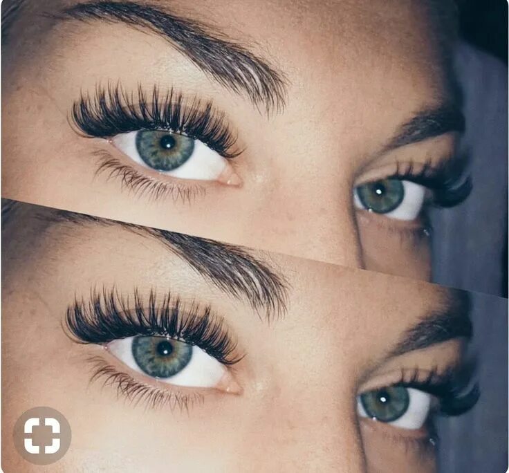Кукольный мокрый эффект наращивания ресниц фото Pin van Deborah/Martinus op Lashextensions
