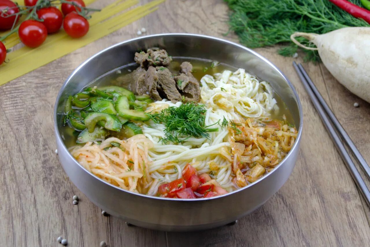 Кукси рецепт приготовления с фото Где попробовать рамен и кукси в Шымкенте Давай Сходим!