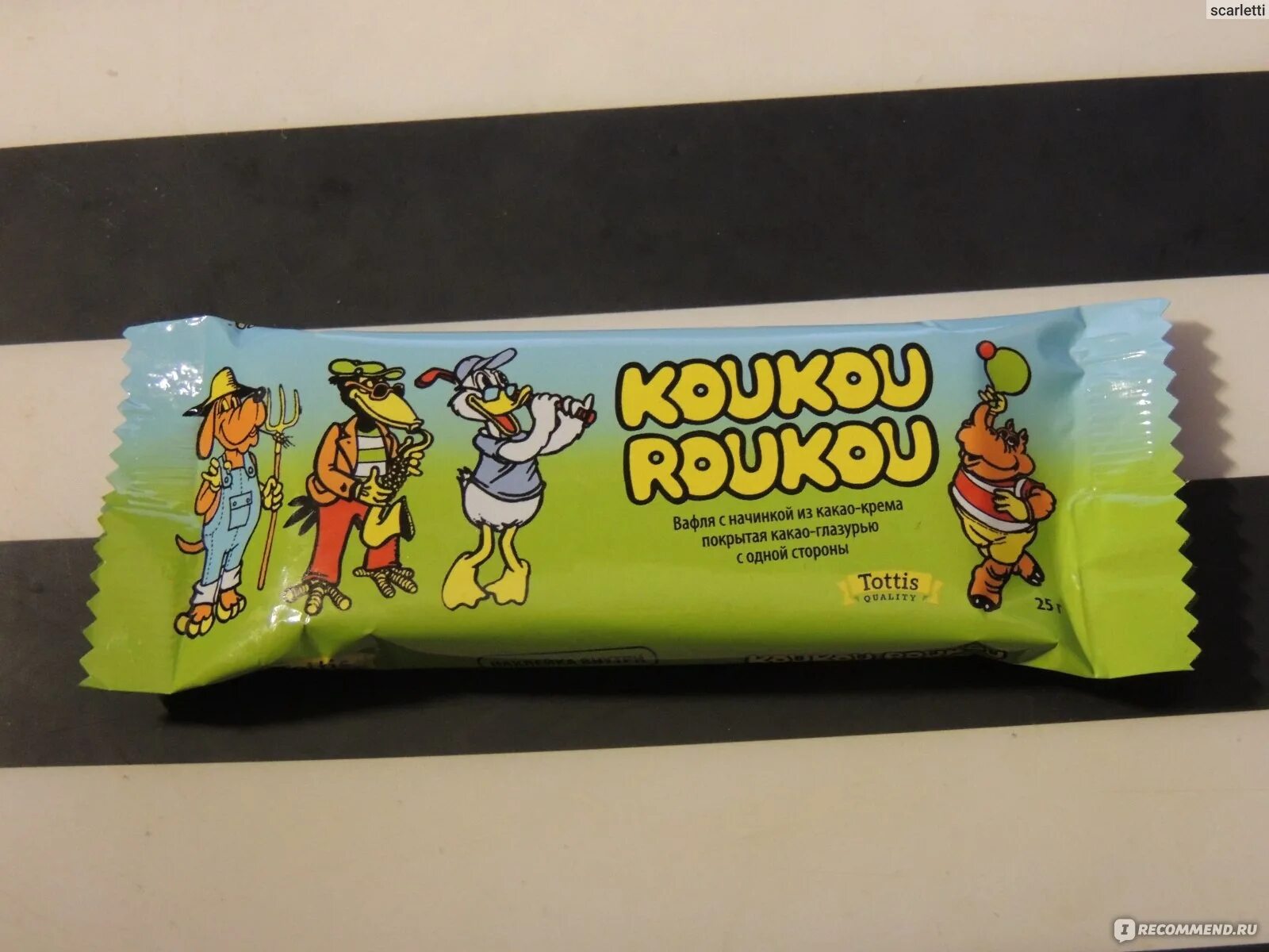 Кукуруку 90 х фото Вафли Koukou Roukou с начинкой из какао-крема - "Ностальгия на пальмовом масле" 