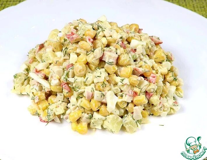 Кукуруза салаты фото Салат с кукурузой - кулинарный рецепт