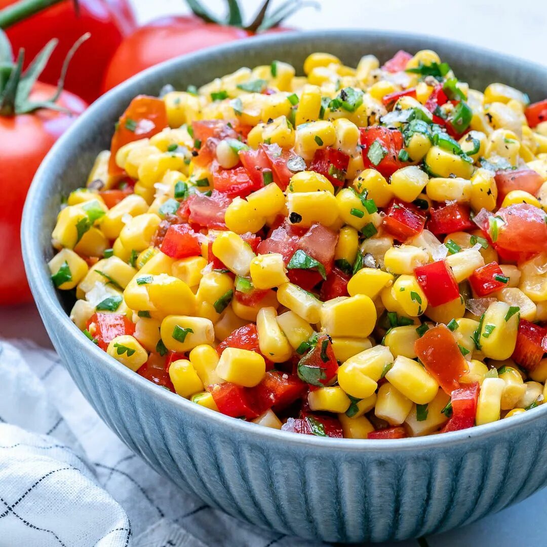 Кукуруза салаты фото Easy Corn Salsa Recipe Clean food crush, Clean recipes, Easy corn salsa