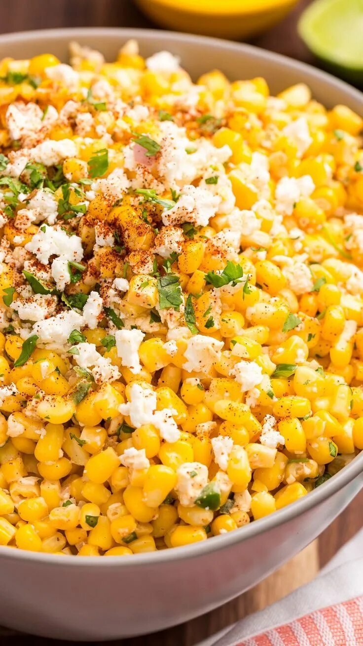 Кукуруза салаты рецепты с фото простые This Elote Inspired Salad Is The Best Way To Use Your Corn Recipe Corn salad rec