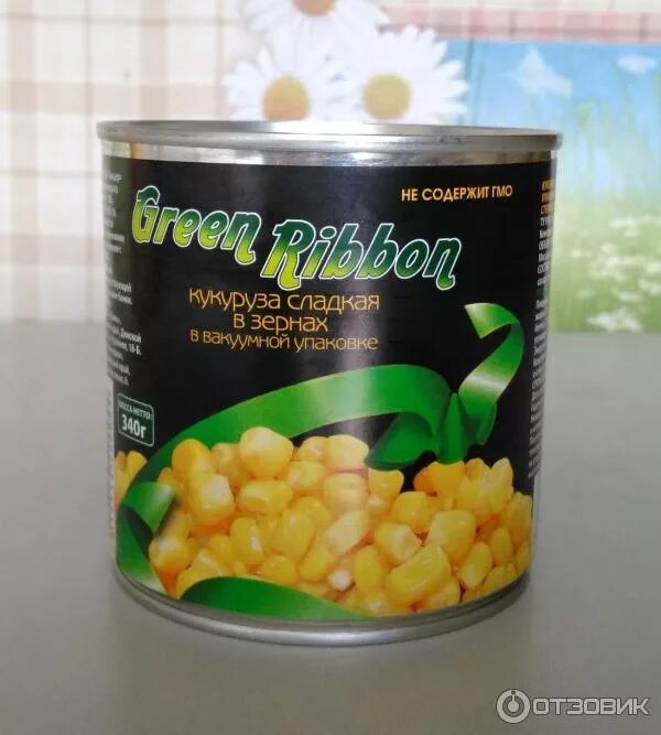 Кукуруза в банке фото Отзыв о Кукуруза сладкая консервированная Green Ribbon Простая вкусная кукуруза,