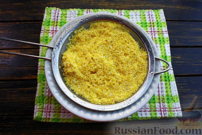 Кукурузная крупа рецепты приготовления с фото Рецепт: Кукурузная каша с карамелизированными яблоками на RussianFood.com