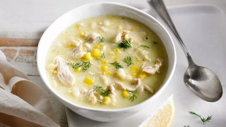 Кукурузный суп рецепт фото Куриный суп с консервированной кукурузой: рецепт Soup recipes, Chicken soup reci