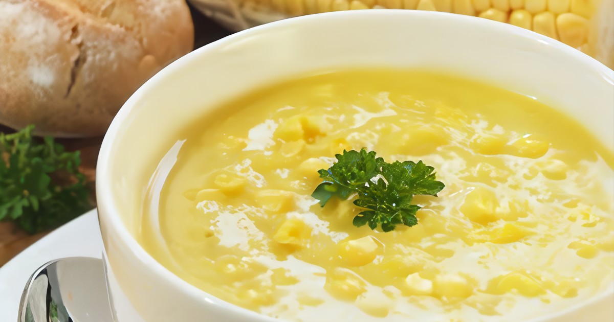 Кукурузный суп рецепт фото Сливочный кукурузный суп рецепт - Мексиканская кухня: Супы. "Еда"