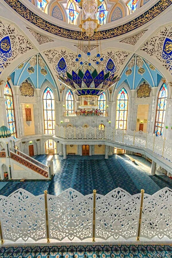 Кул шариф казань фото внутри Казань, кремль, интерьеры мечети Кул Шариф - Мой ироничный взгляд на Жизнь и Жен