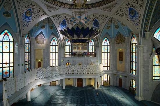 Кул шариф внутри фото Внутри мечети - Picture of Kul Sharif Mosque, Kazan - Tripadvisor