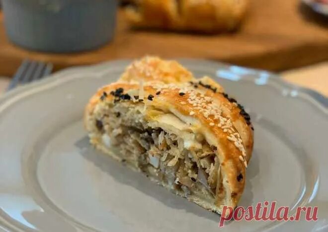 Кулебяка с капустой фото 5) Кулебяка с капустой и грибами - пошаговый рецепт с фото. Автор рецеп � самое 