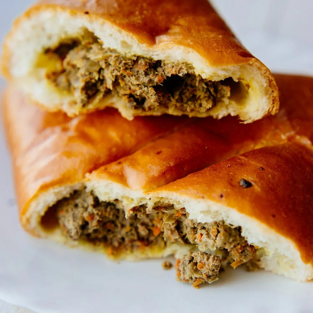Кулебяка с мясом рецепт с фото Кулебяка с печенью