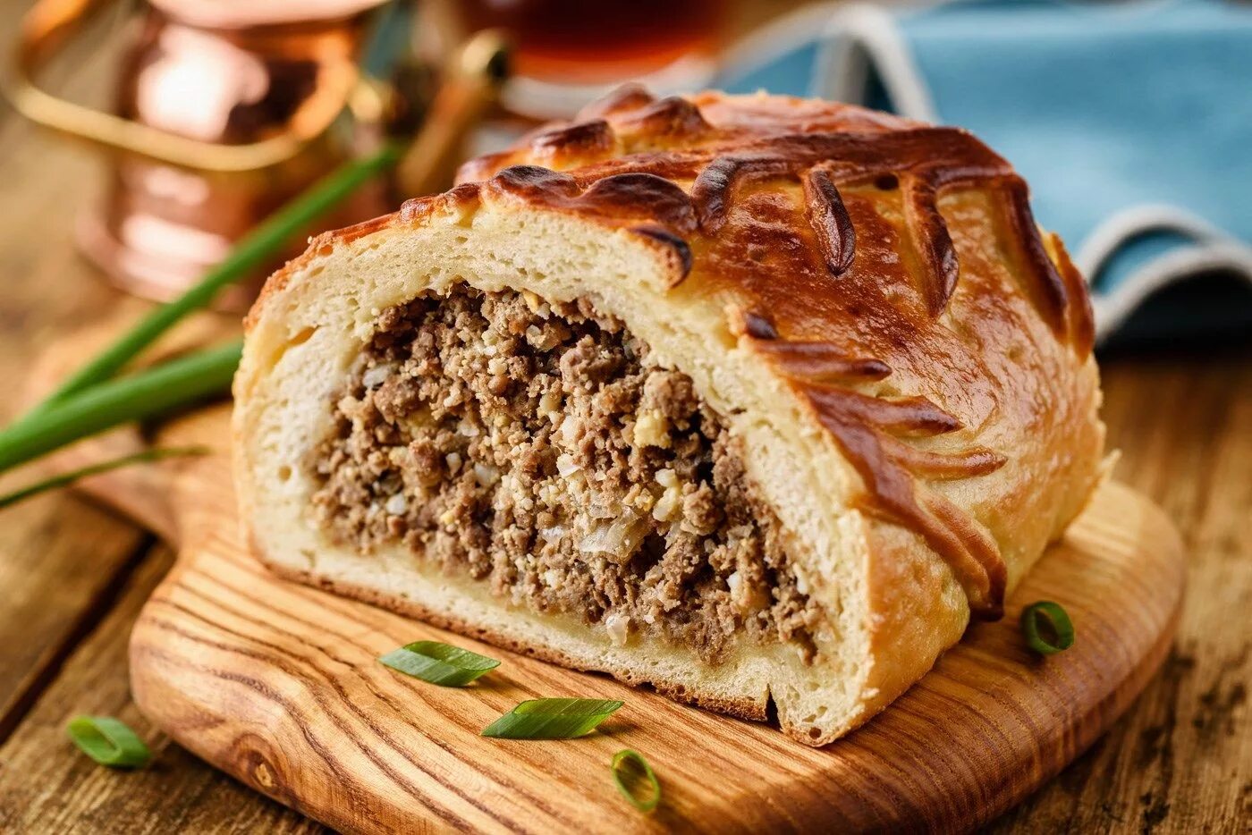 Кулебяка с мясом рецепт с фото пошагово РЕЗО № 1:-Сытные пироги