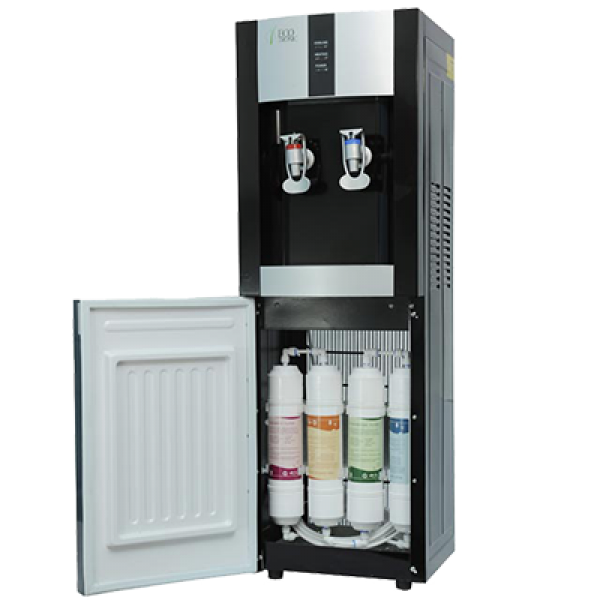 Кулер с подключением к водопроводу без бутылок Купить пурифайер Ecotronic H1-U4L Black с ультрафильтрацией
