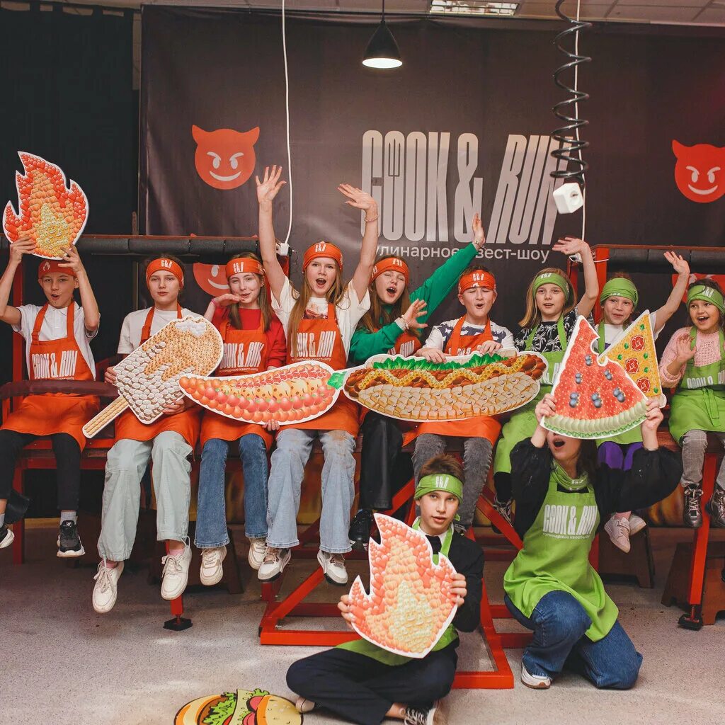 Кулинарное шоу cooknrun ул дзержинского 5 фото Панорама: Кулинарное шоу CooknRun, организация и проведение детских праздников, 